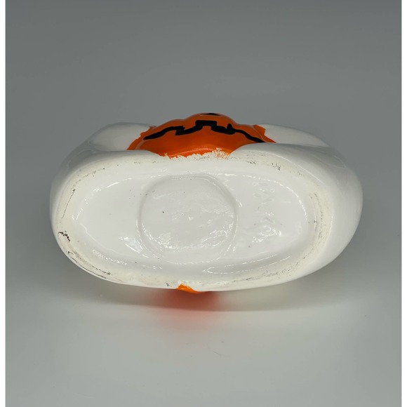 Vintage Halloween Ceramic Ghosts Holding Jack O Lantern Votive Candle Holder - Picture 4 of 14